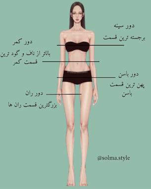 چطور سایز مناسب خودمونو انتخاب کنیم